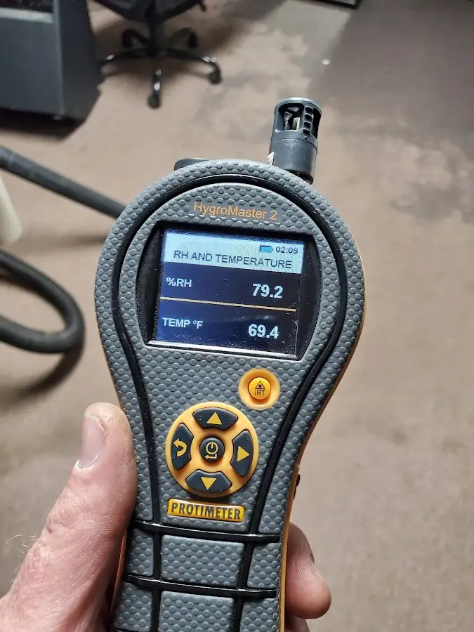 Moisture meter humidity assessment for Fire & Smoke Damage Restoration in Lumberton