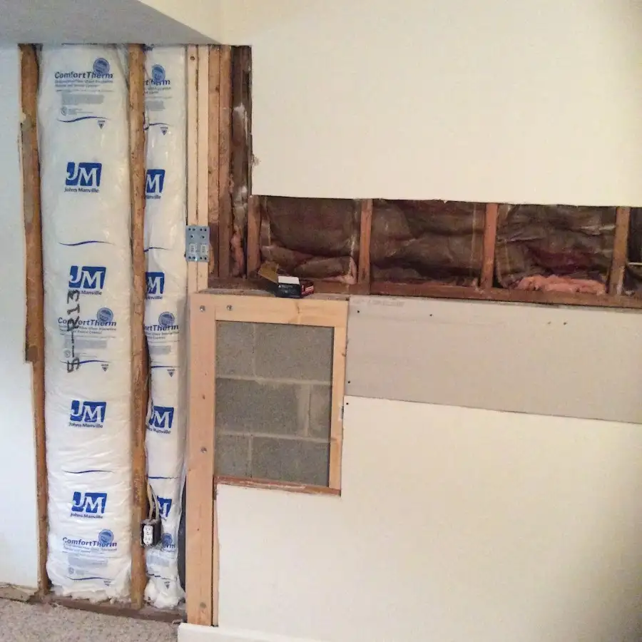 Wall insulation replacement during Structural Drying in Lumberton